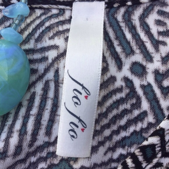 Fio Fio Cold Shoulder Tribal Print Festival Romper - Picture 6 of 7